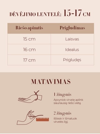 LYKKE tamsiai pilka pintos medvilnės apyrankė su sagtimi-pasaga 6 LYKKE tamsiai pilka pintos medvilnės apyrankė su sagtimi-pasaga 6
